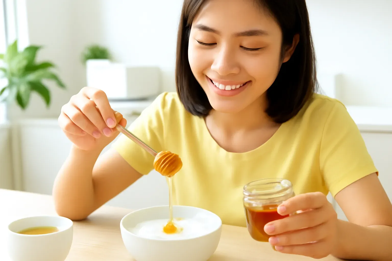 Mật ong dú trong hộp cơm văn phòng: 5 cách dùng gọn